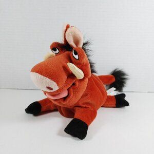 Vintage Walt Disney World  Pumbaa Bean Bag The Lion King Stuffed Animal